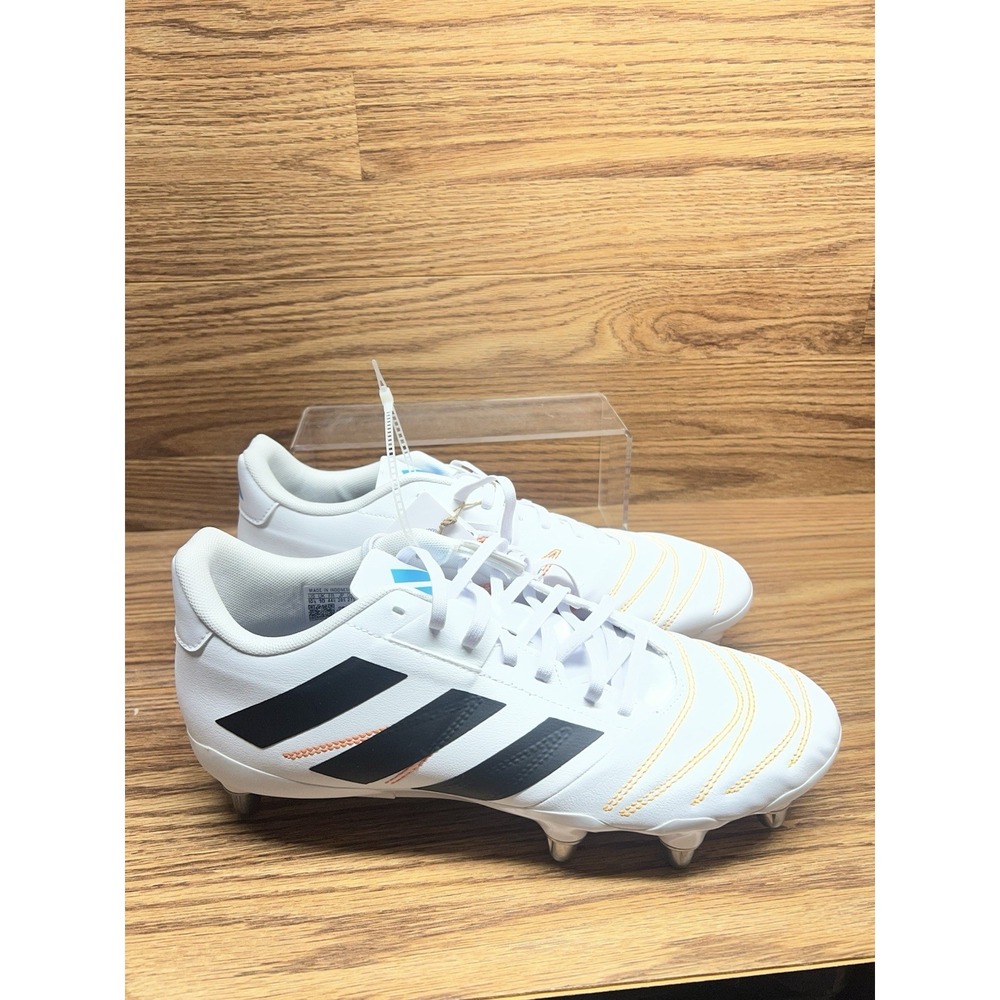 Men's adidas Kakari Elite (SG) Soft Ground Rugby White Cleats JP8800 Size 10.5 - Picture 12 of 12